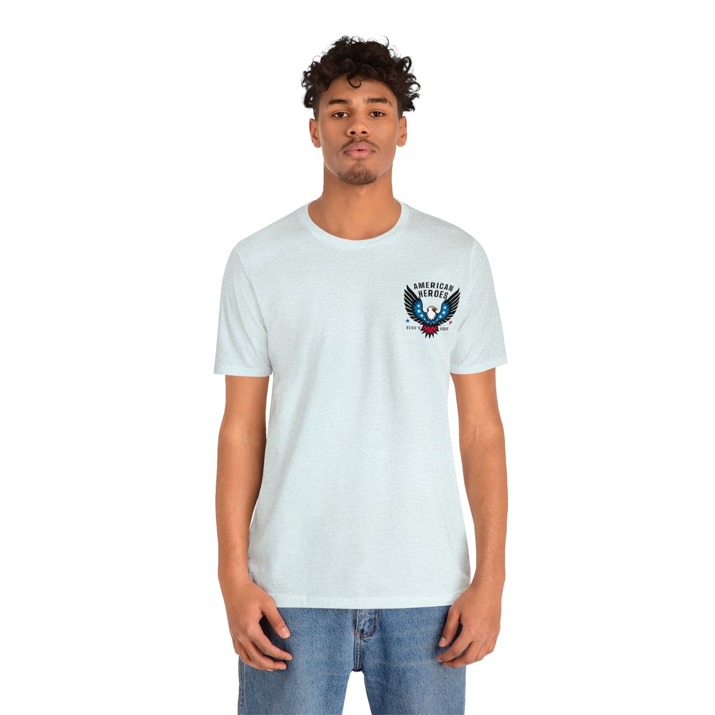 American Heroes Red Line T-Shirt