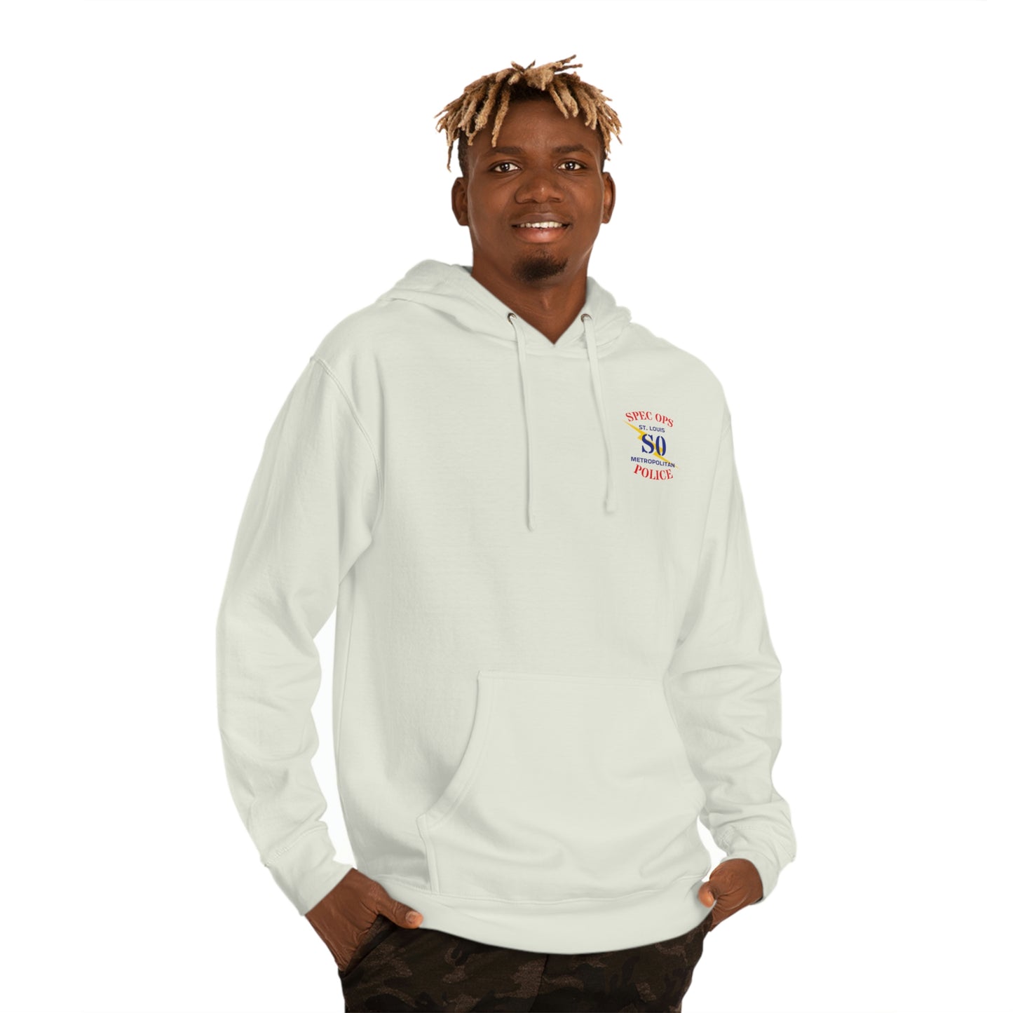 SLMPD Special Ops Light Colored Hooded Sweatshirt