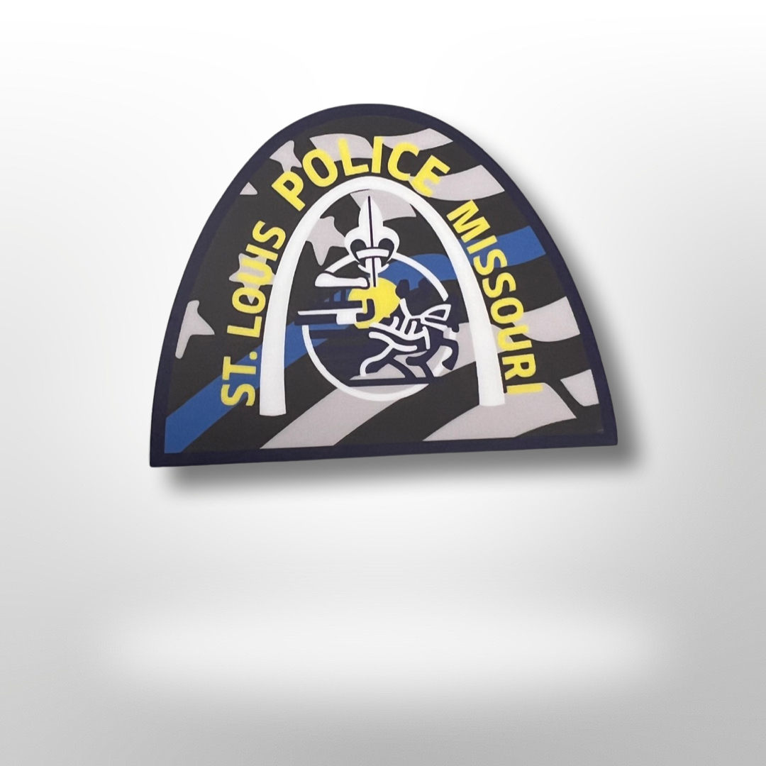 SLMPD Blue Line Patch Sticker