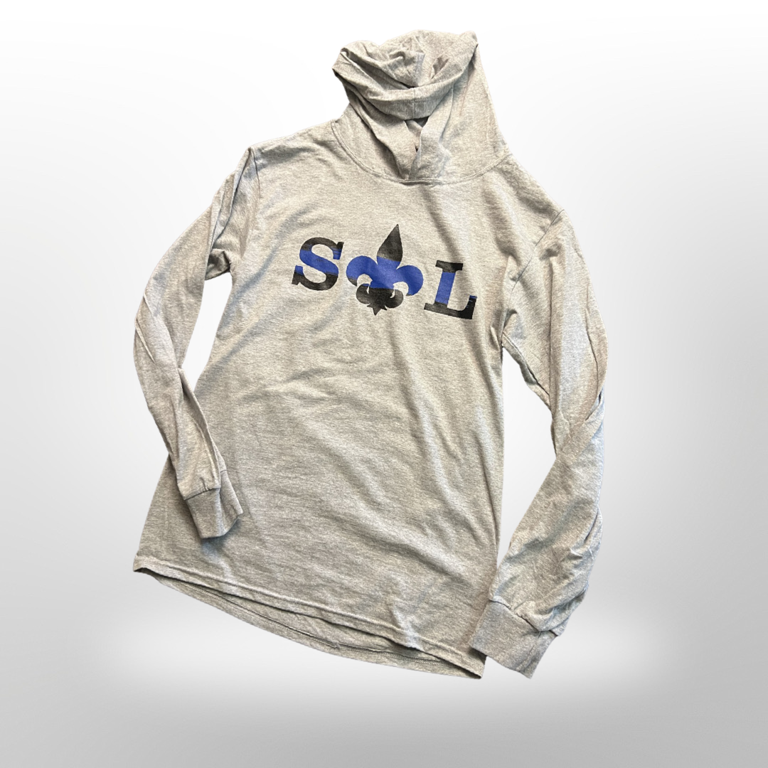 StL Fleur de Blue Line T-Shirt Hoodie