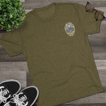 IPD Pipes and Drums Badge Tri-Blend T-Shirt