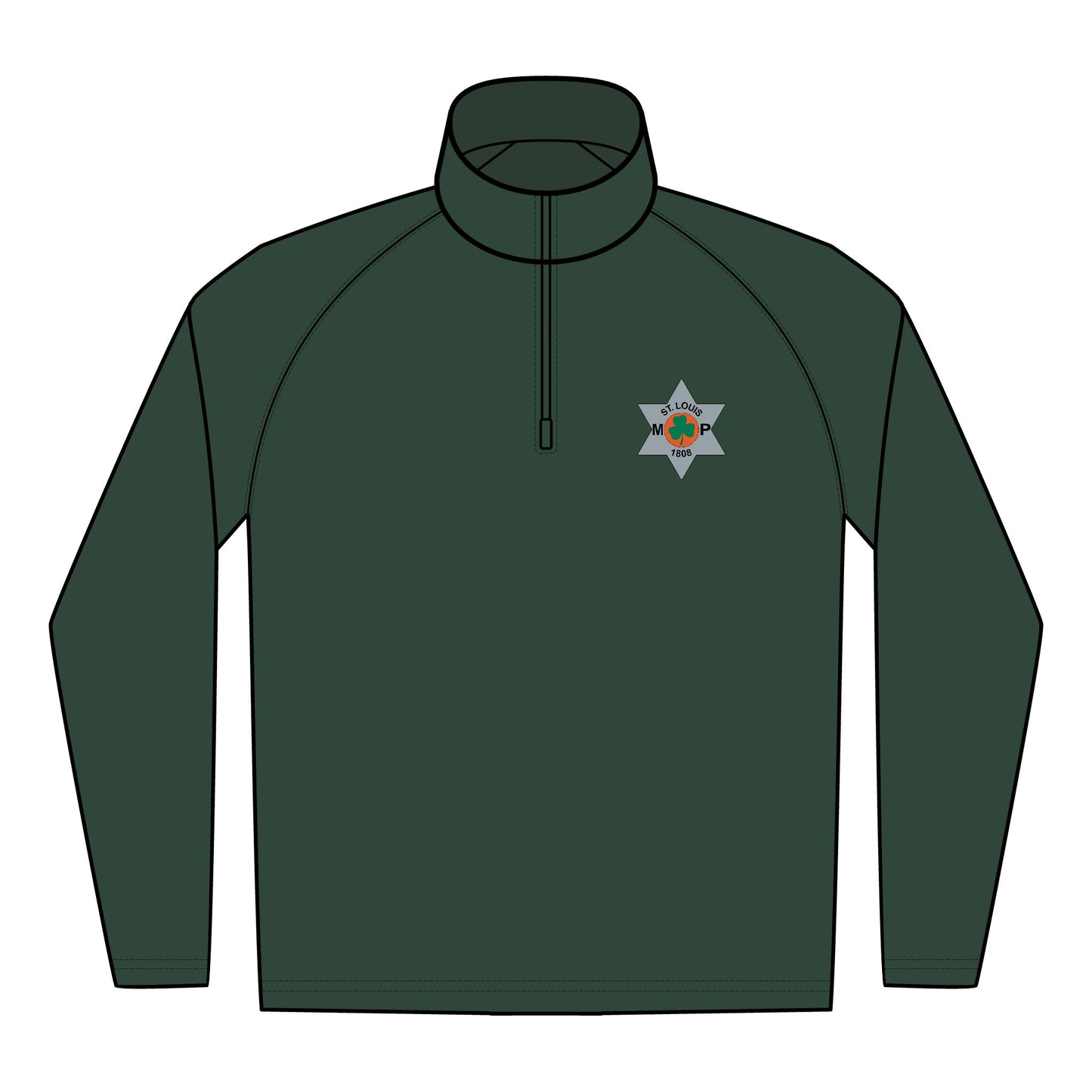 Embroidered Irish Star Badge Pullover