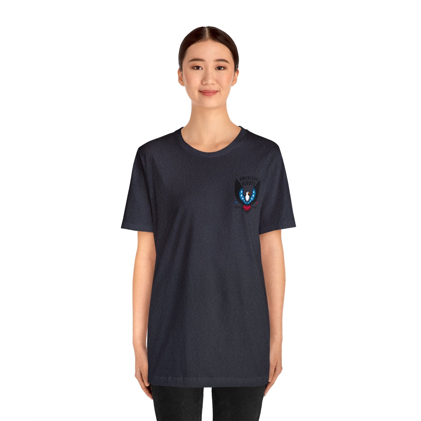 American Heroes Red Line T-Shirt