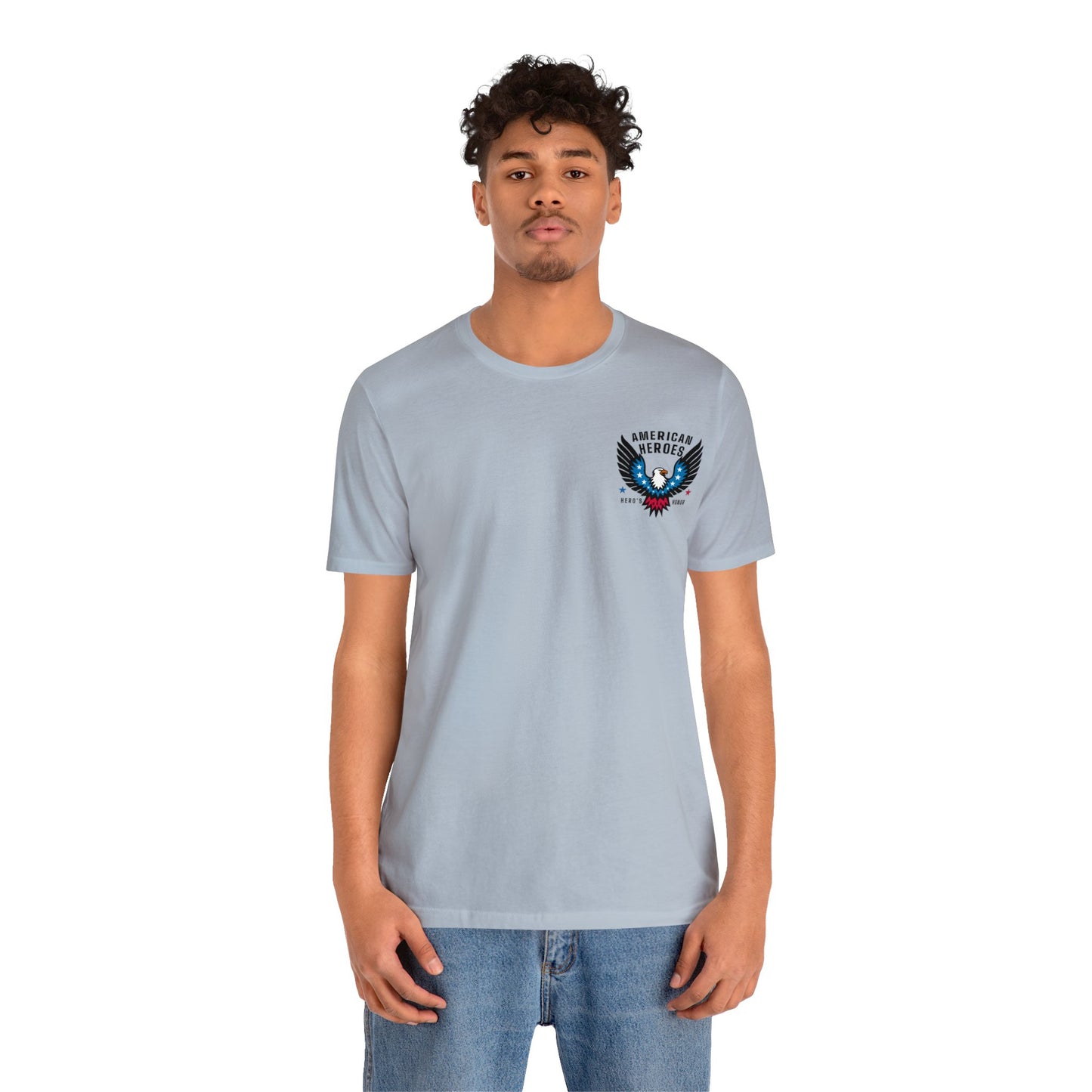 American Heroes Red Line T-Shirt