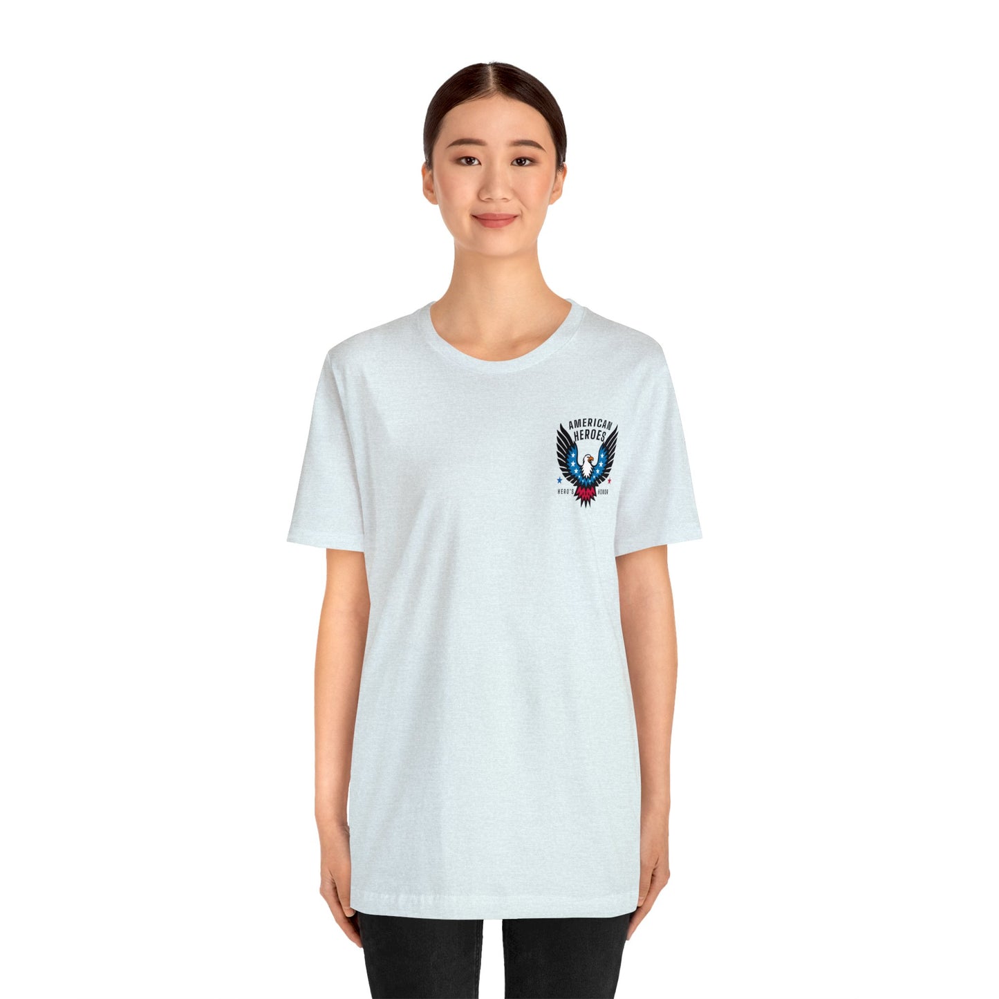 American Heroes Red Line T-Shirt