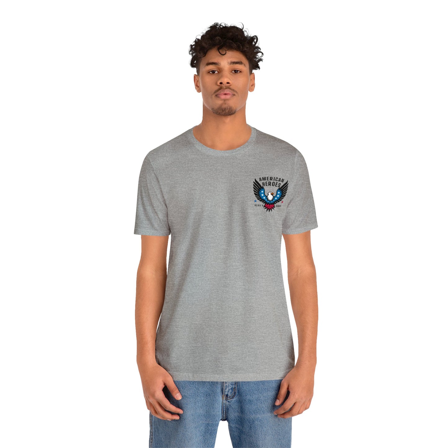 American Heroes Red Line T-Shirt