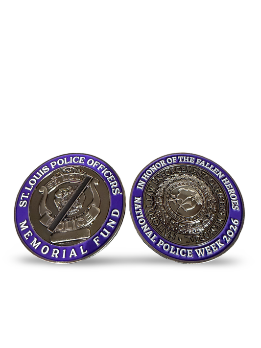 SLPOMF 2026 Police Week Challenge Coin