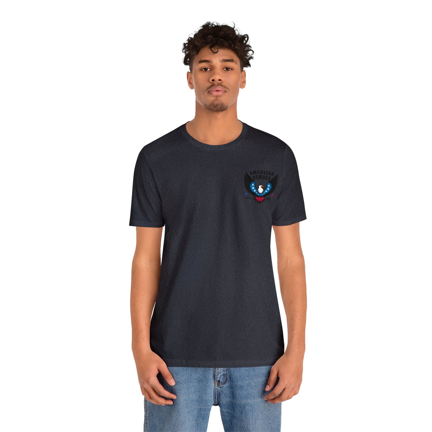 American Heroes Red Line T-Shirt