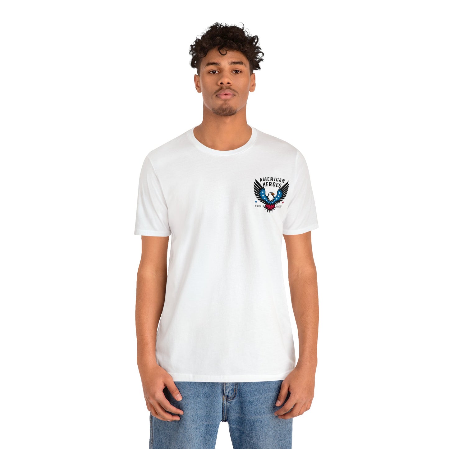 American Heroes Red Line T-Shirt
