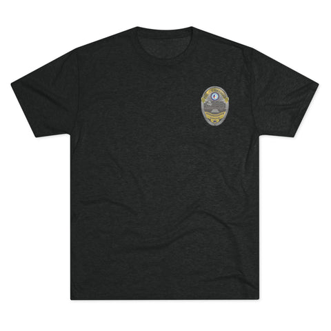 IPD Pipes and Drums Badge Tri-Blend T-Shirt