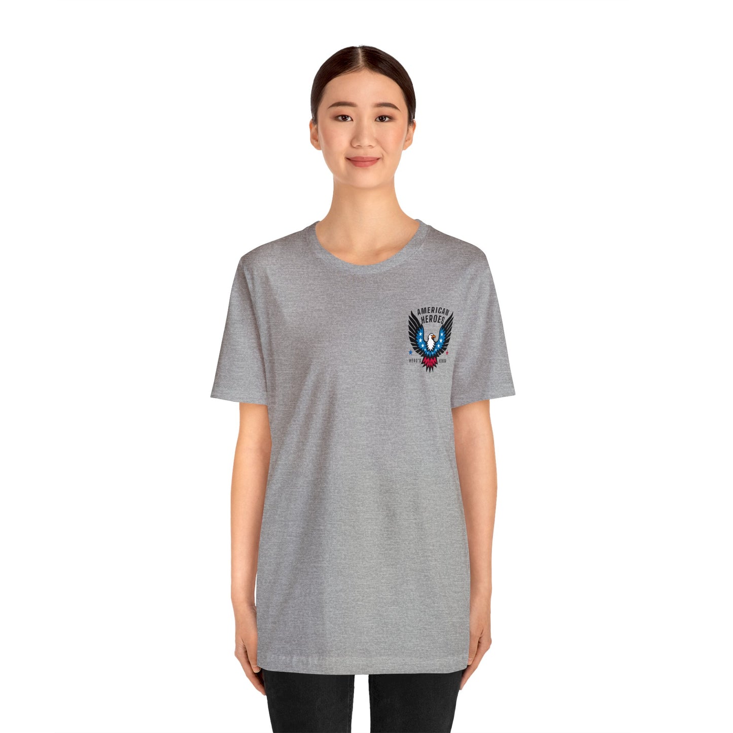 American Heroes Red Line T-Shirt