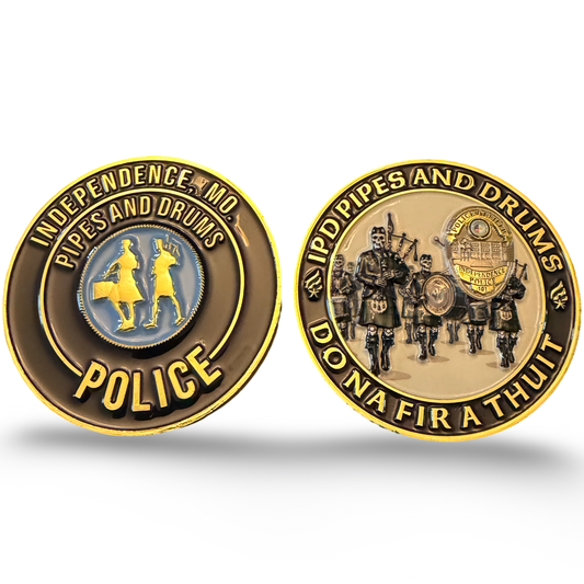 IPD Pipes and Drums Challenge Coin Pre-Order