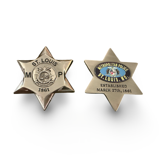 Star Badge SLMPD Challenge Coin