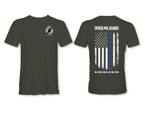 Officer Soomro Memorial T-Shirt *PRE-ORDER ITEM*