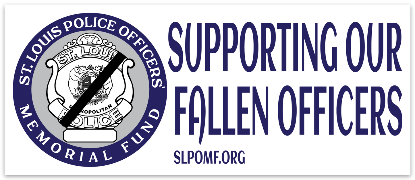 St. Louis Police Officers' Memorial Fund Sticker