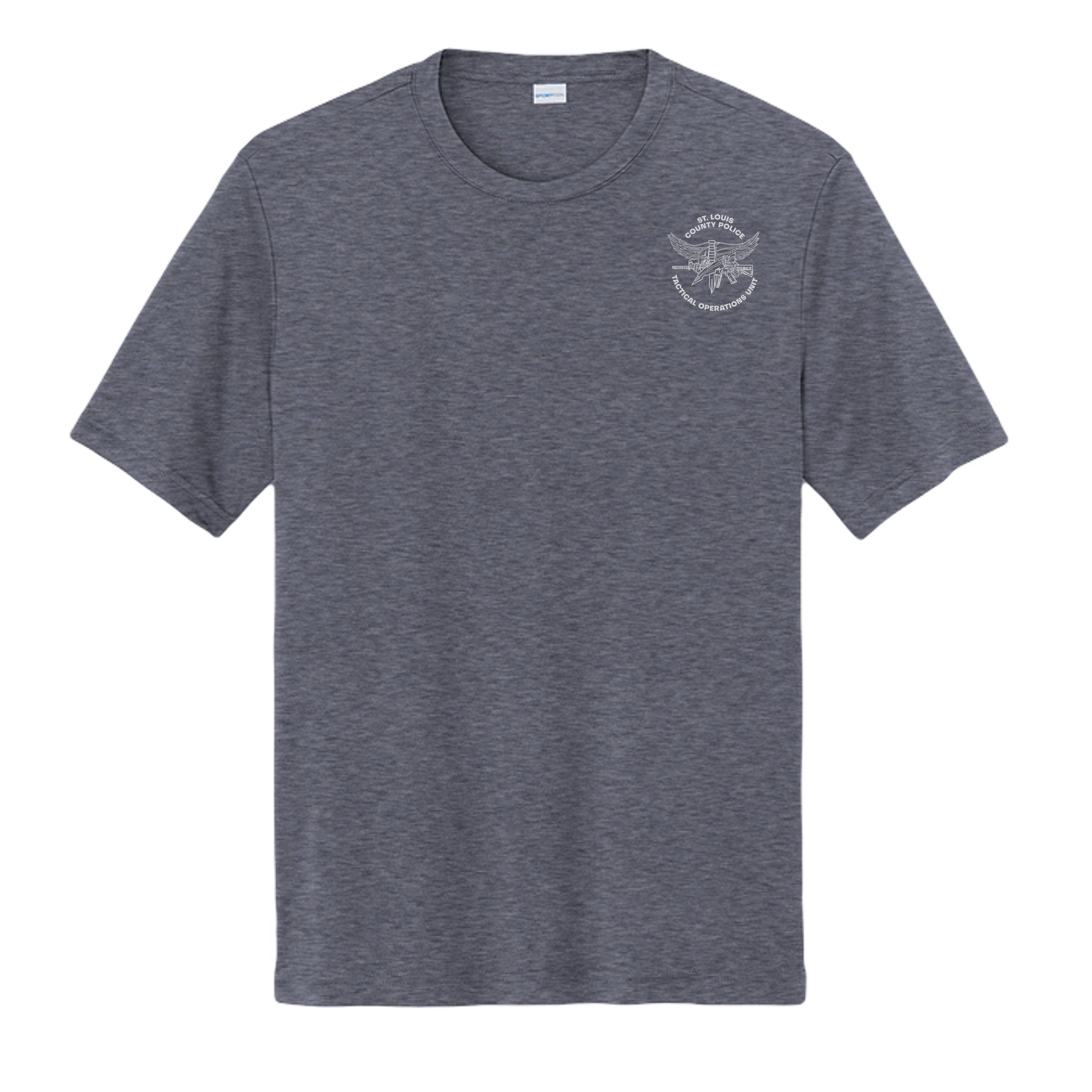 True Navy Heather - ST350 - FRONT