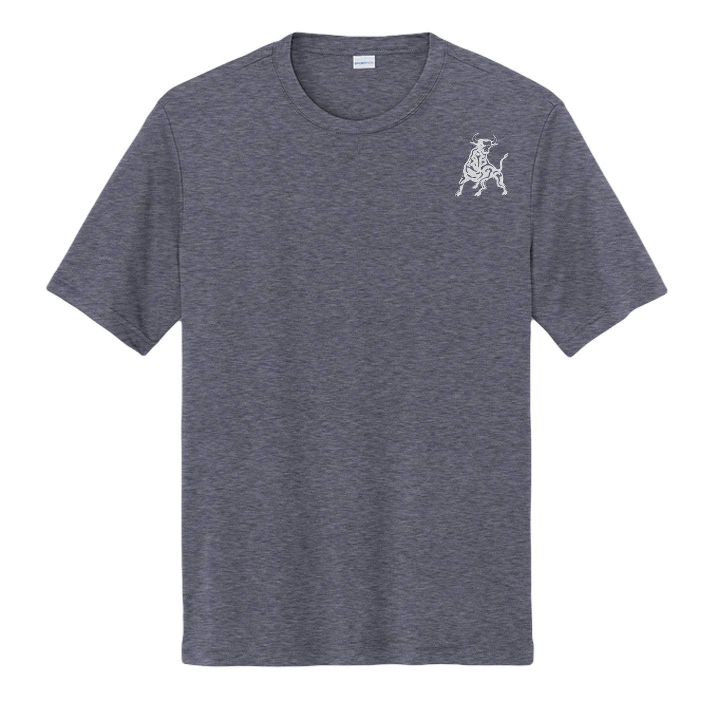 True Navy Heather - ST350 - FRONT
