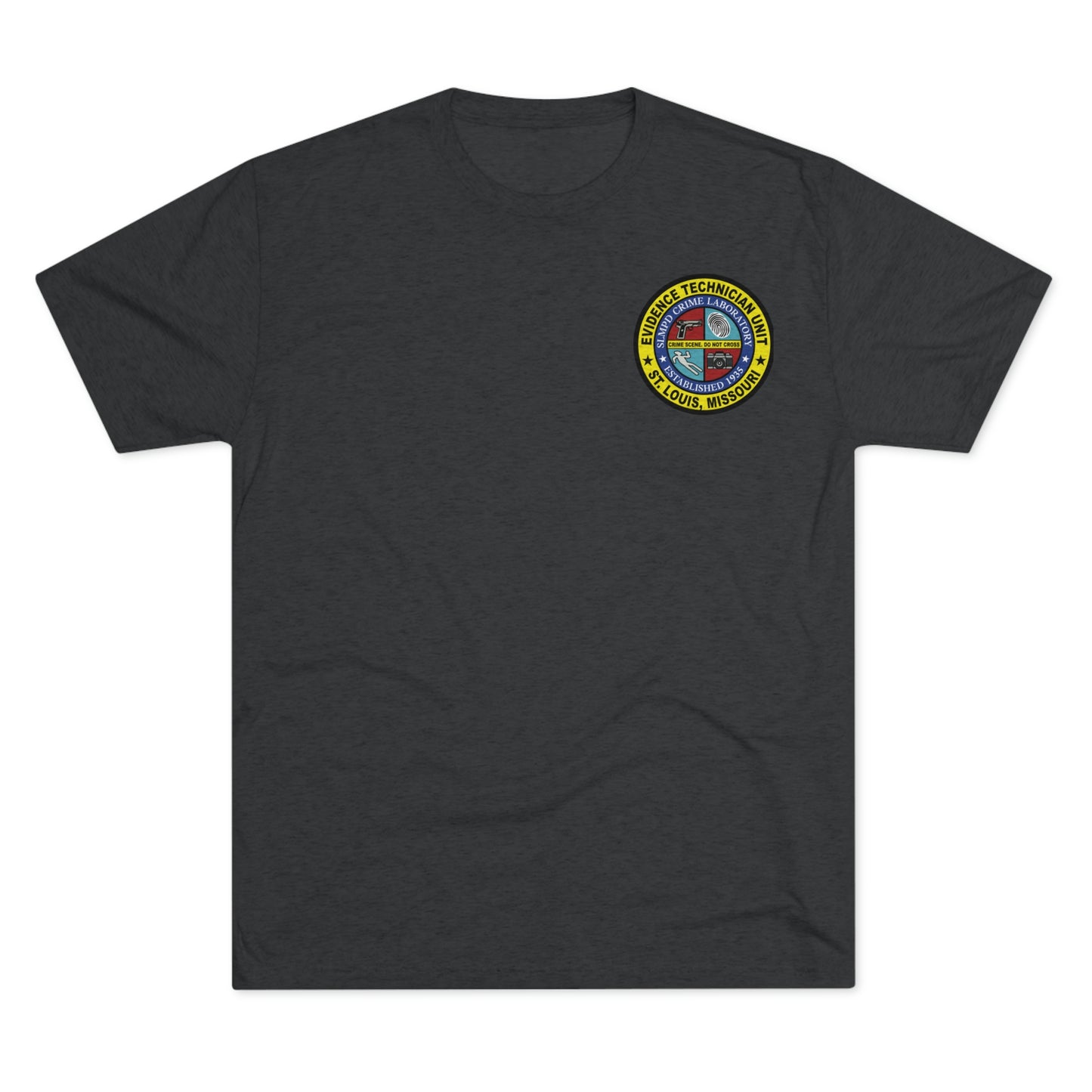 SLMPD ETU Chest Patch Tri-Blend Crew Tee