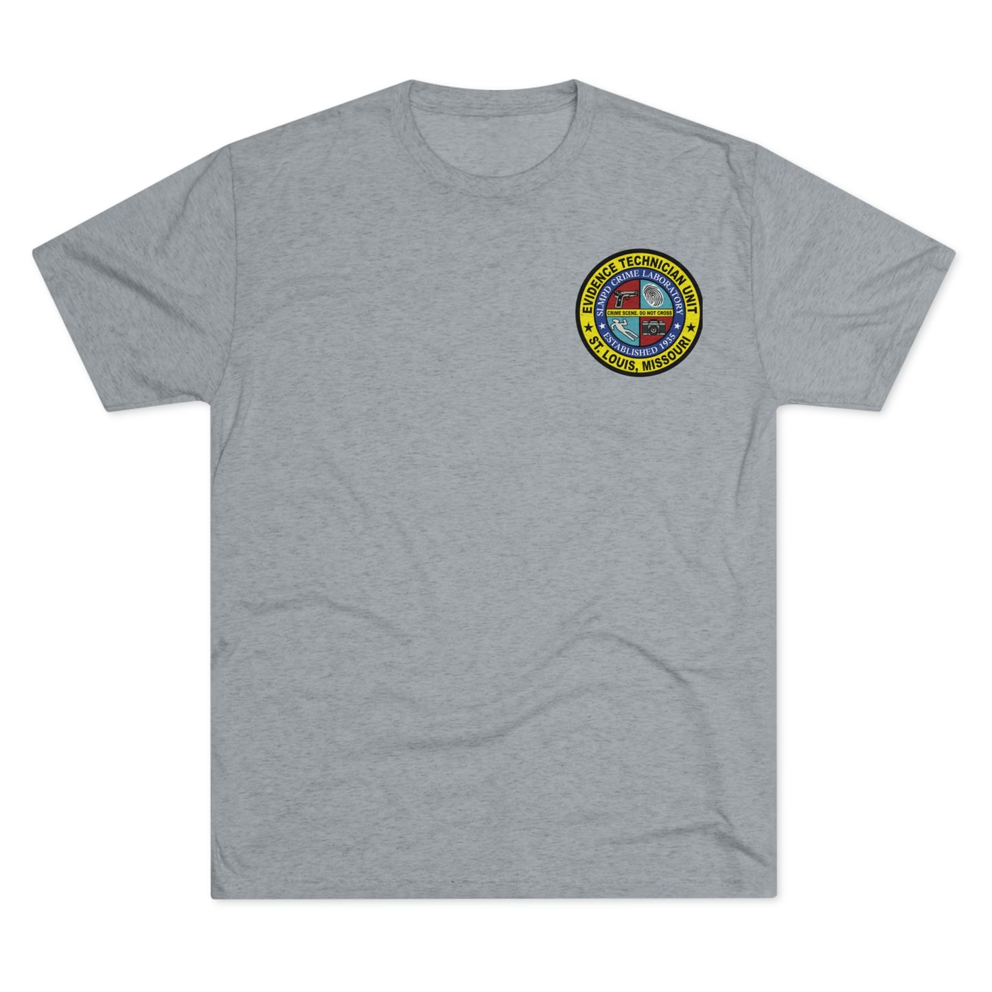 SLMPD ETU Chest Patch Tri-Blend Crew Tee