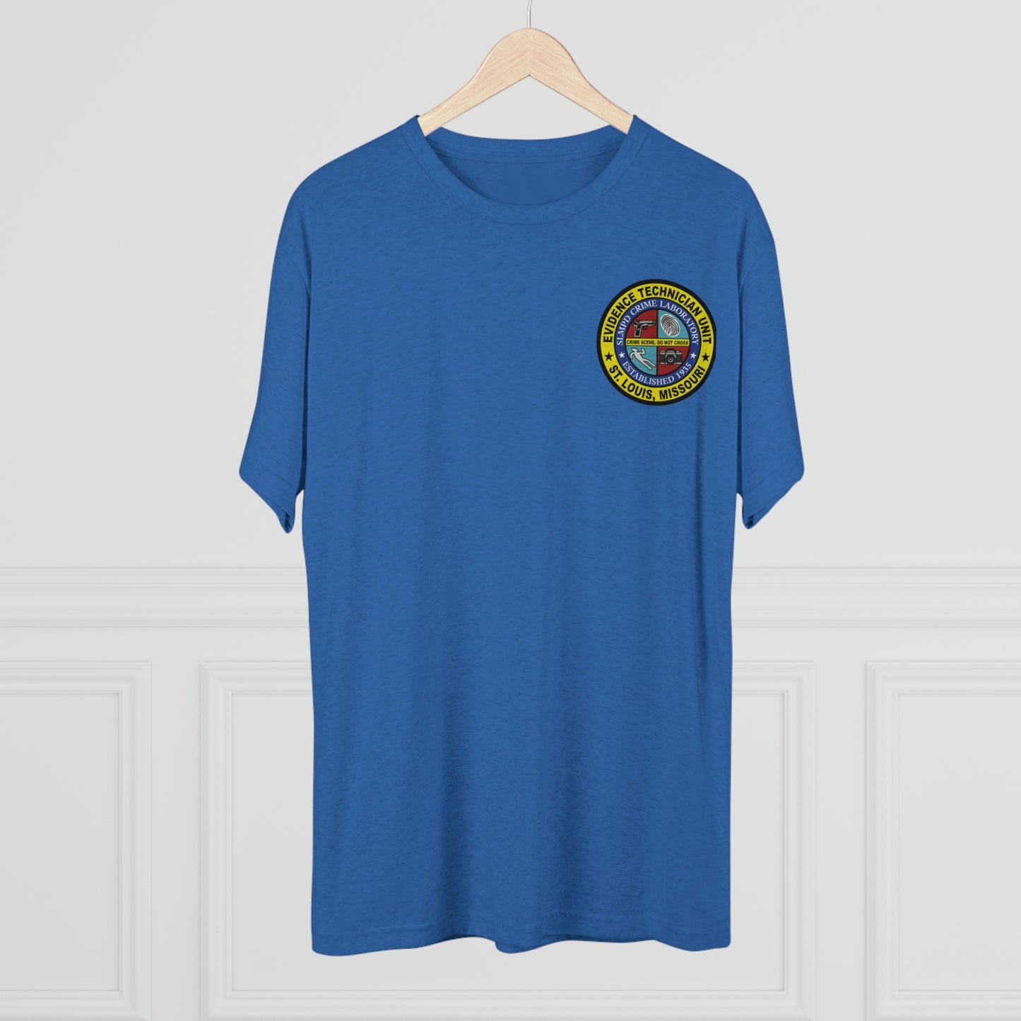 SLMPD ETU Chest Patch Tri-Blend Crew Tee