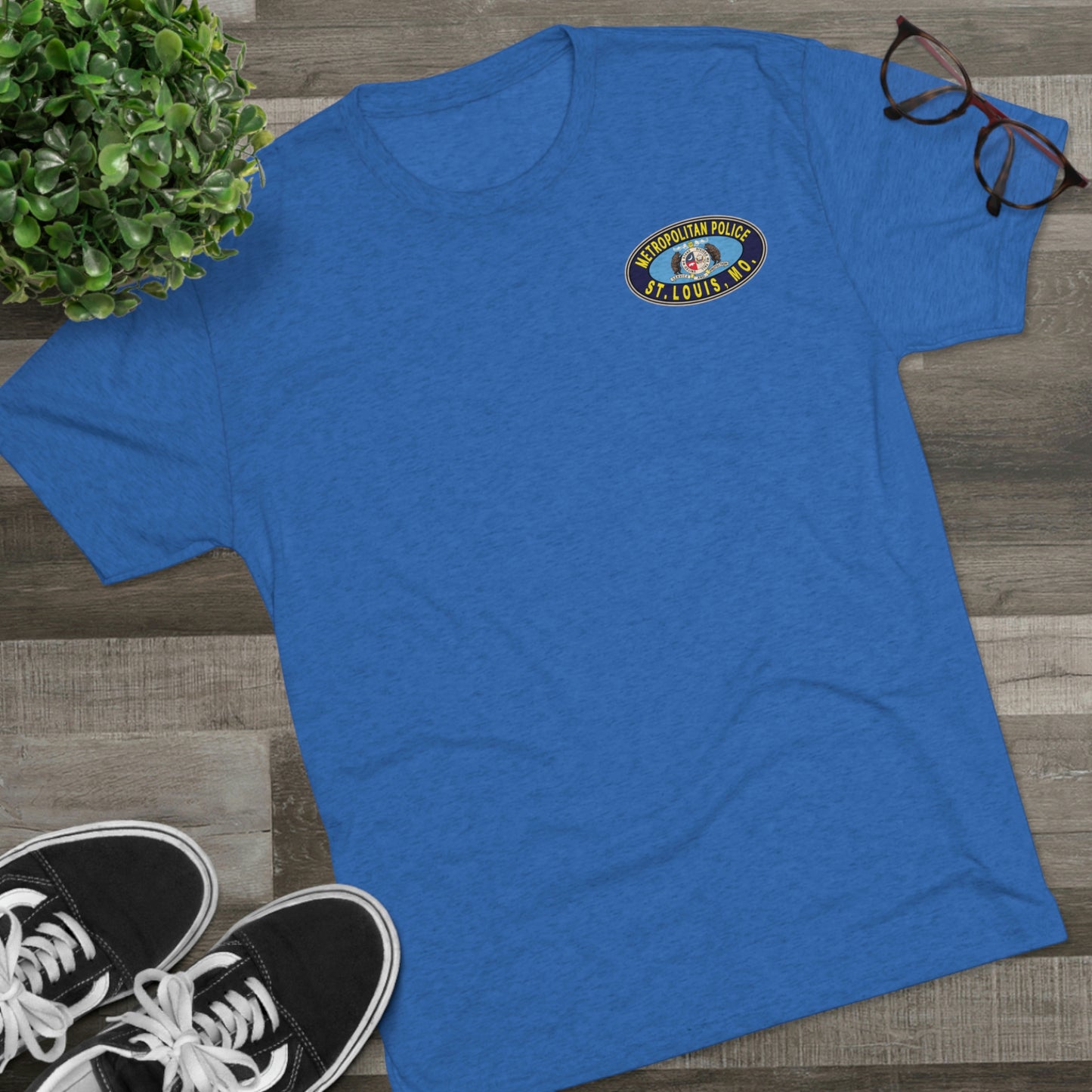 SLMPD Historic Emblem Tri-Blend Crew Tee