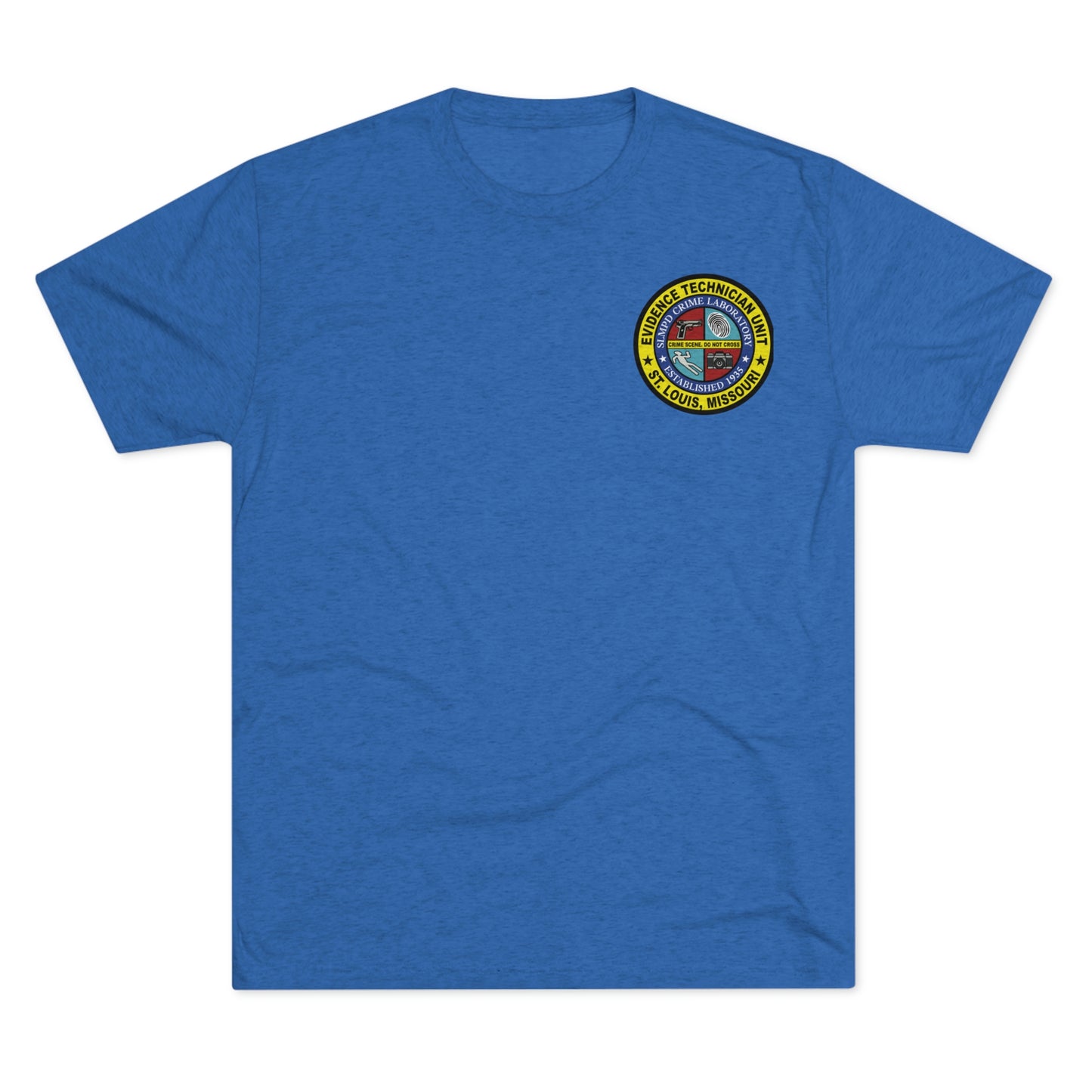 SLMPD ETU Chest Patch Tri-Blend Crew Tee