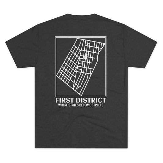 SPD 1st District Map Shirt