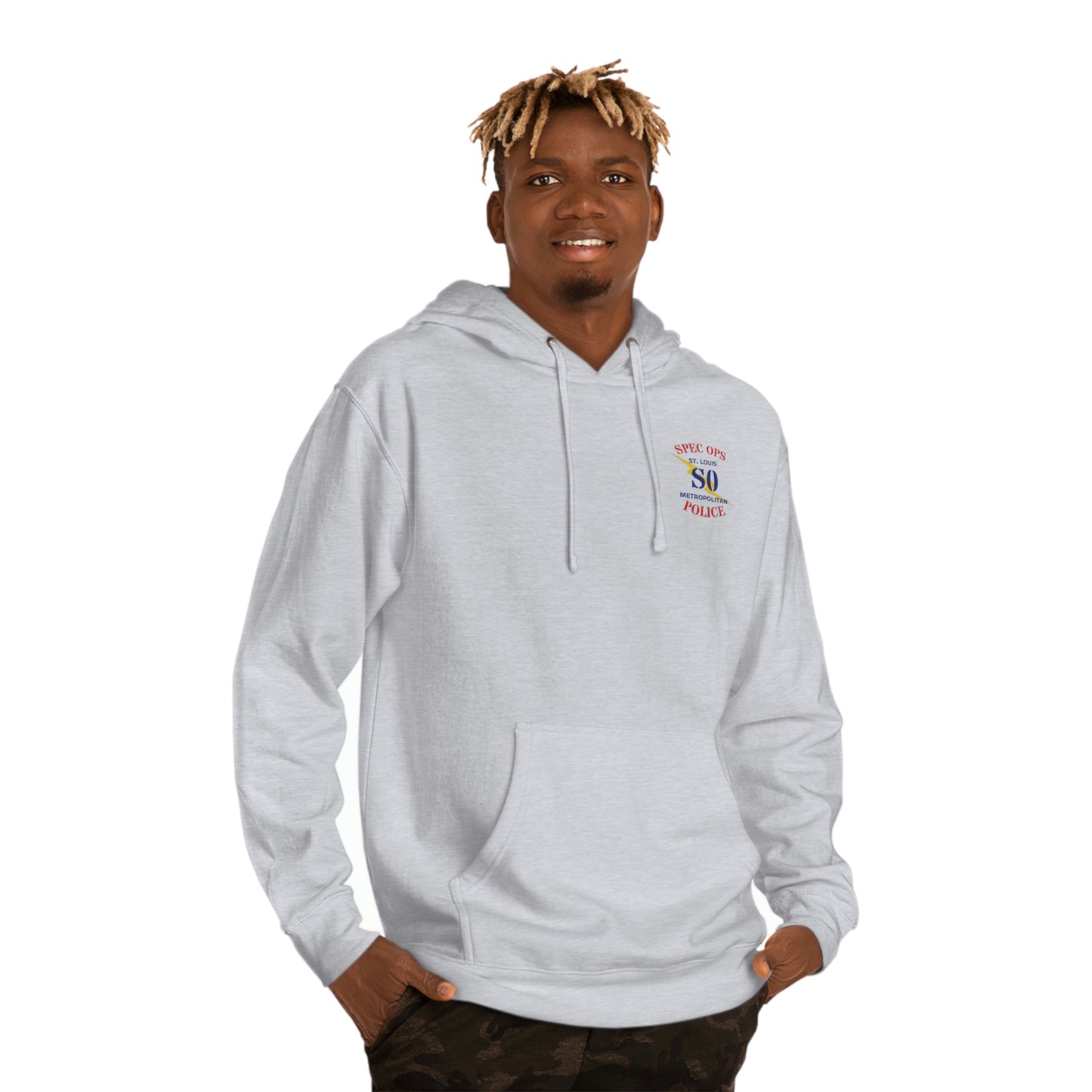 SLMPD Special Ops Light Colored Hooded Sweatshirt