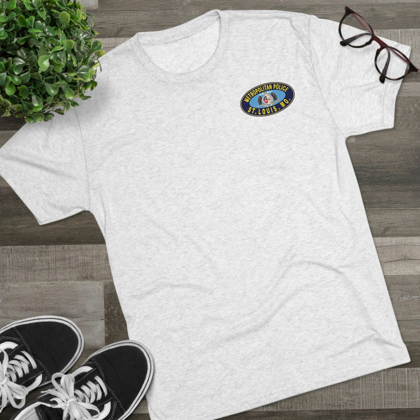SLMPD Historic Emblem Tri-Blend Crew Tee