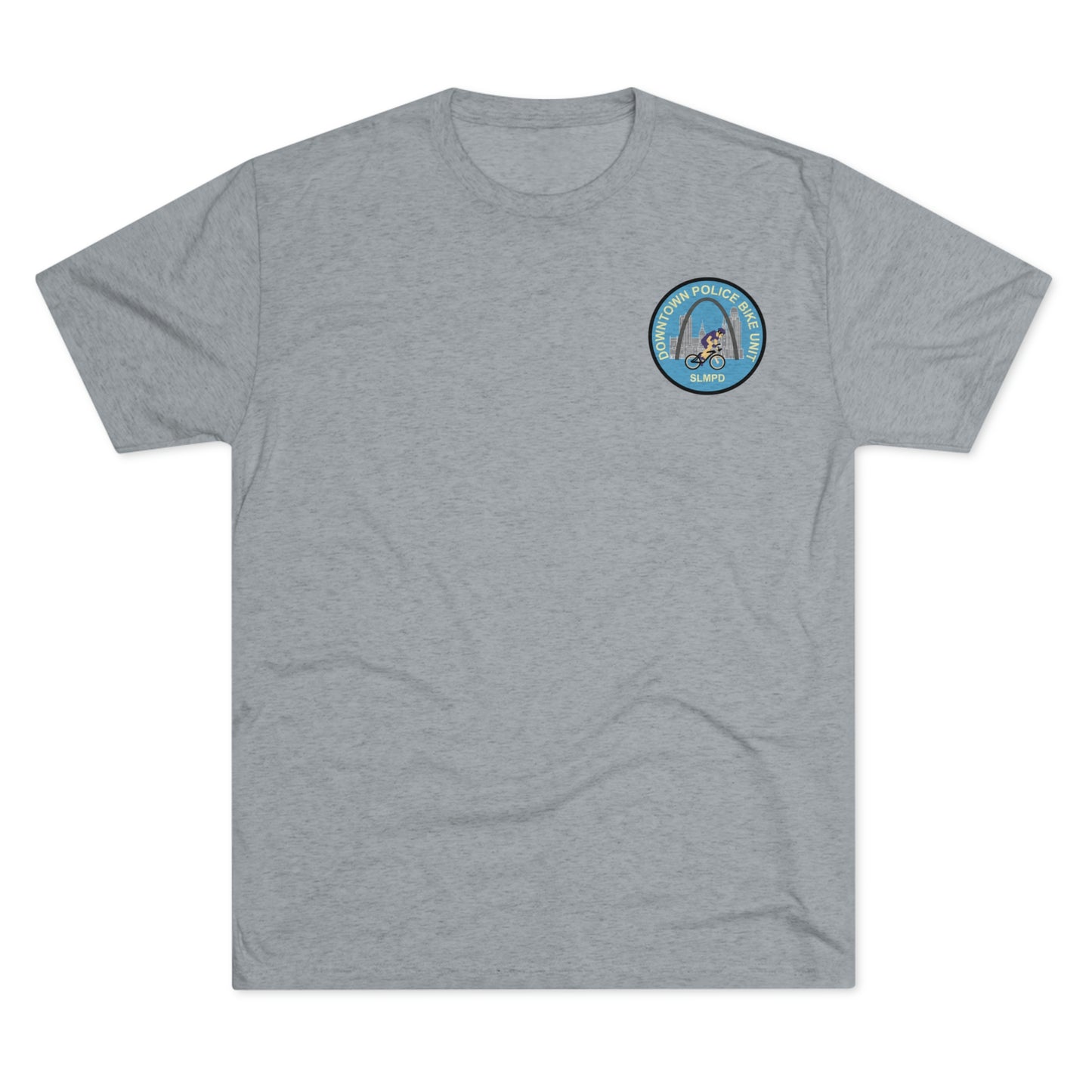 SLMPD Bike Unit Tri-Blend Crew Tee