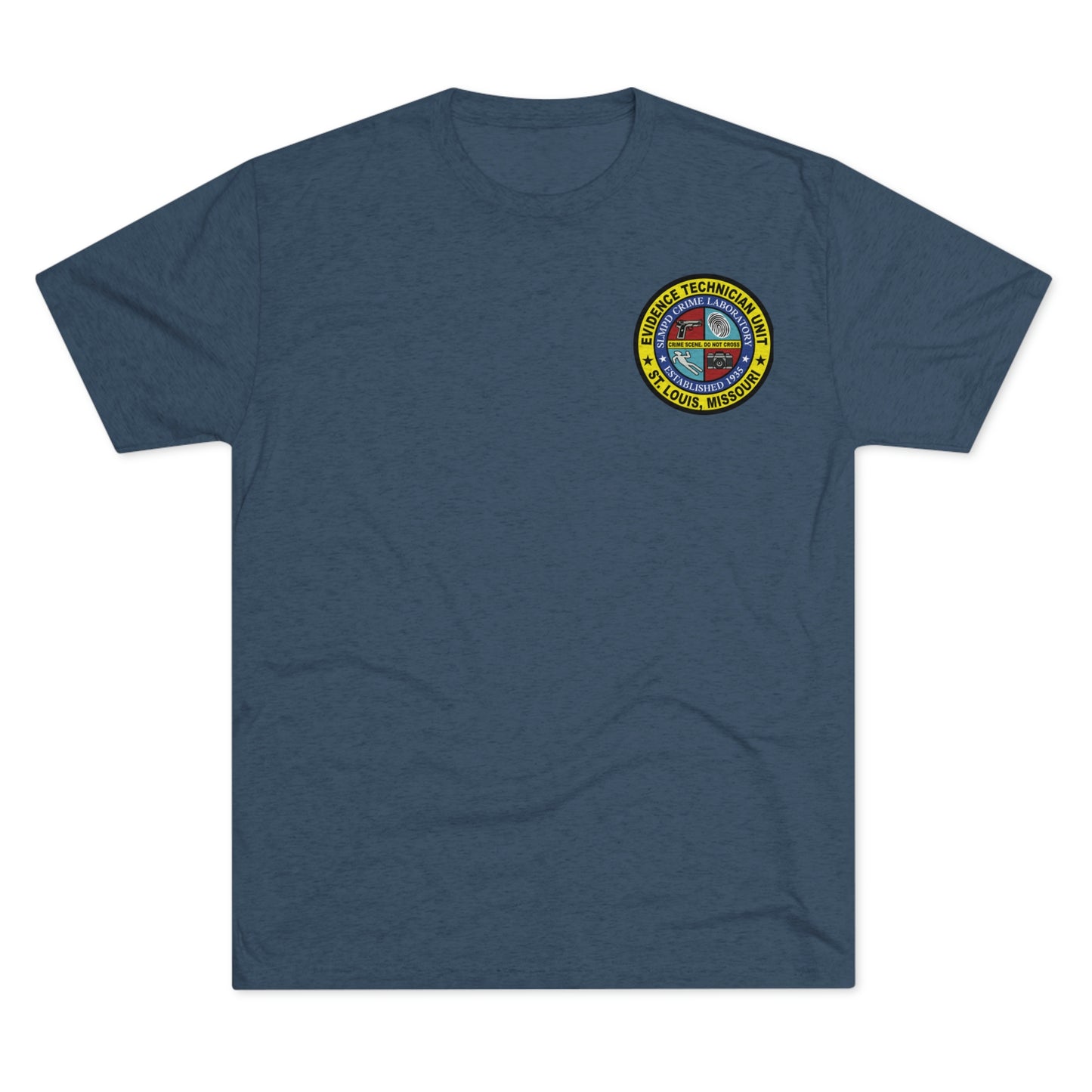 SLMPD ETU Chest Patch Tri-Blend Crew Tee