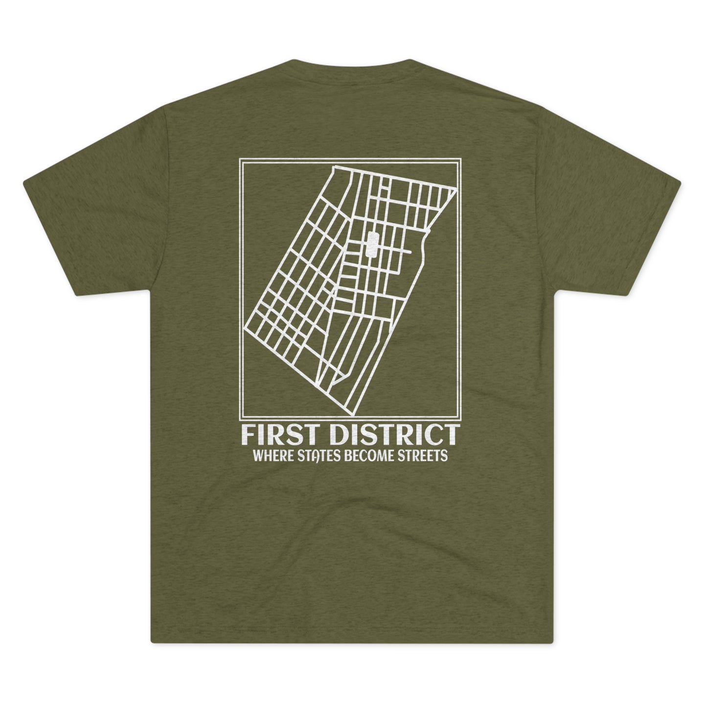 SPD 1st District Map Shirt