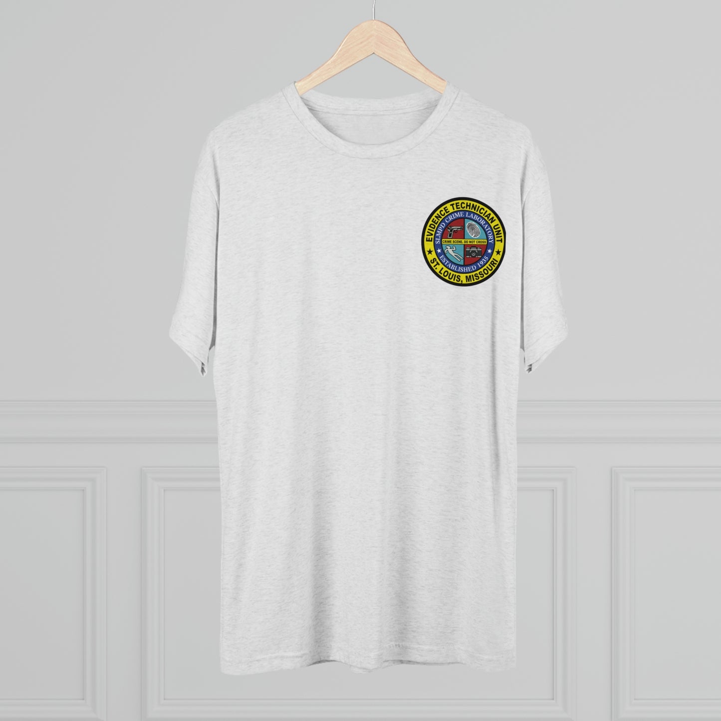 SLMPD ETU Chest Patch Tri-Blend Crew Tee