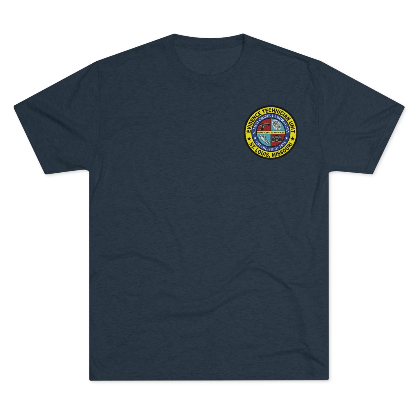 SLMPD ETU Chest Patch Tri-Blend Crew Tee