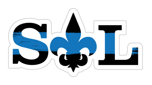 Blue Line STL Sticker