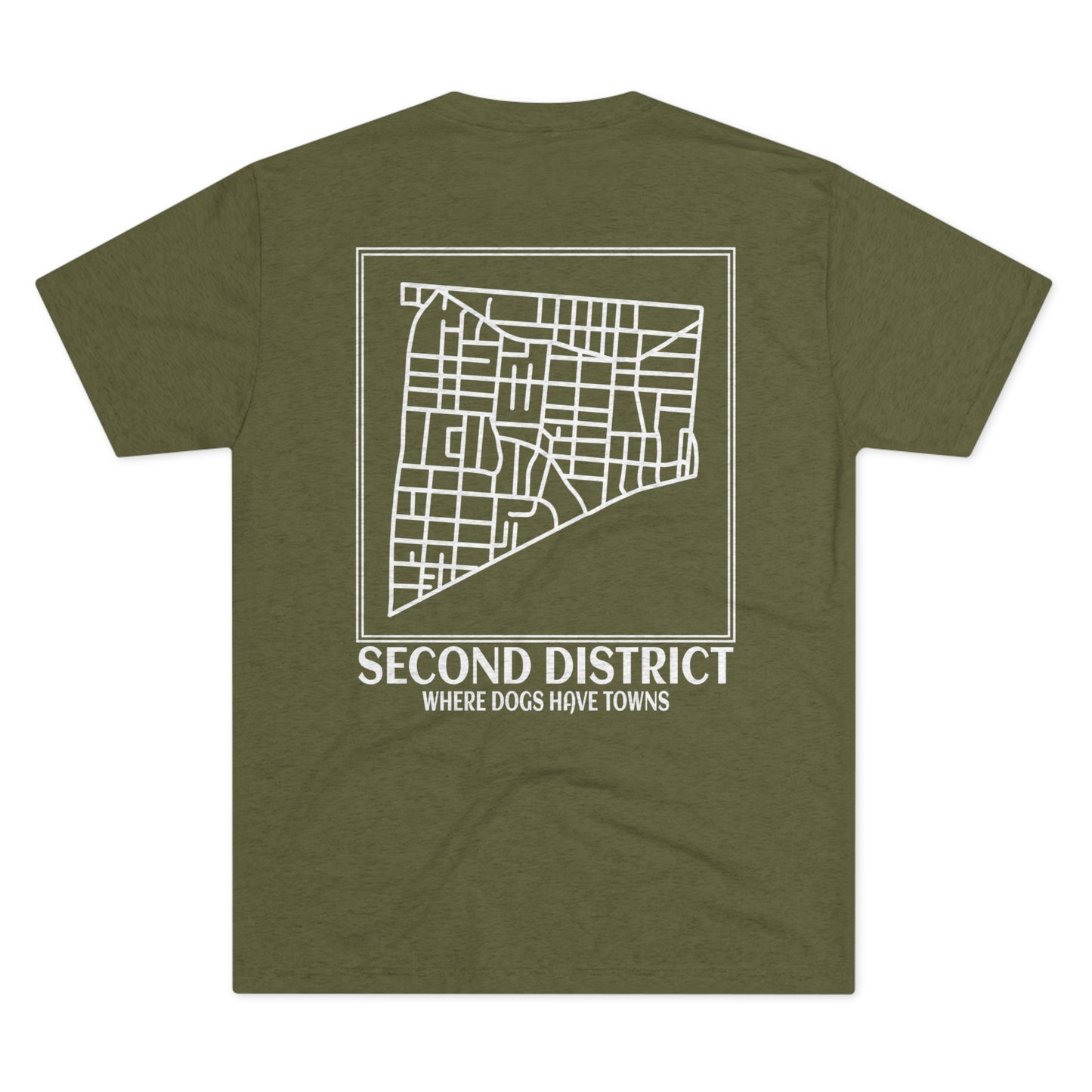 SPD 2nd District Map Shirt