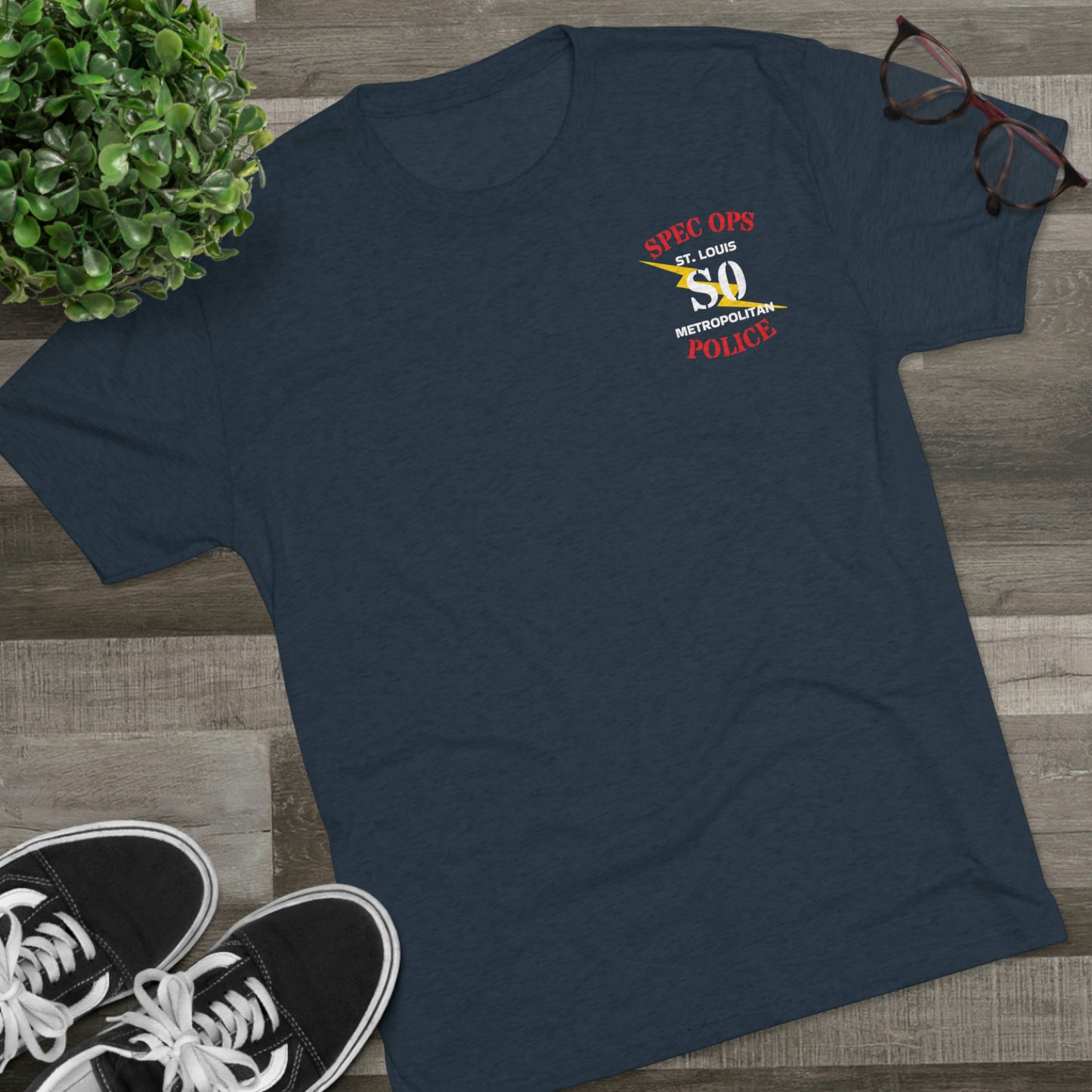 SLMPD Special Ops Dark Tri-Blend Crew Tee