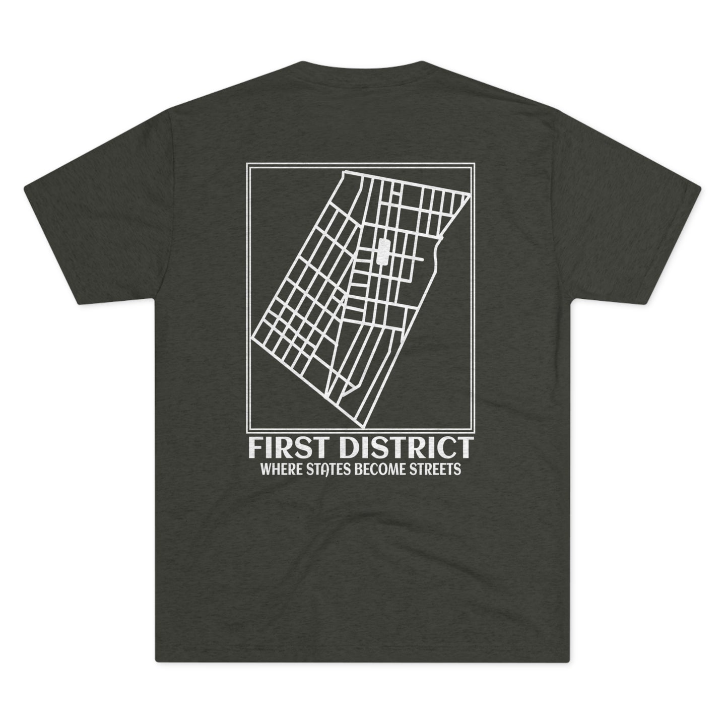 SPD 1st District Map Shirt