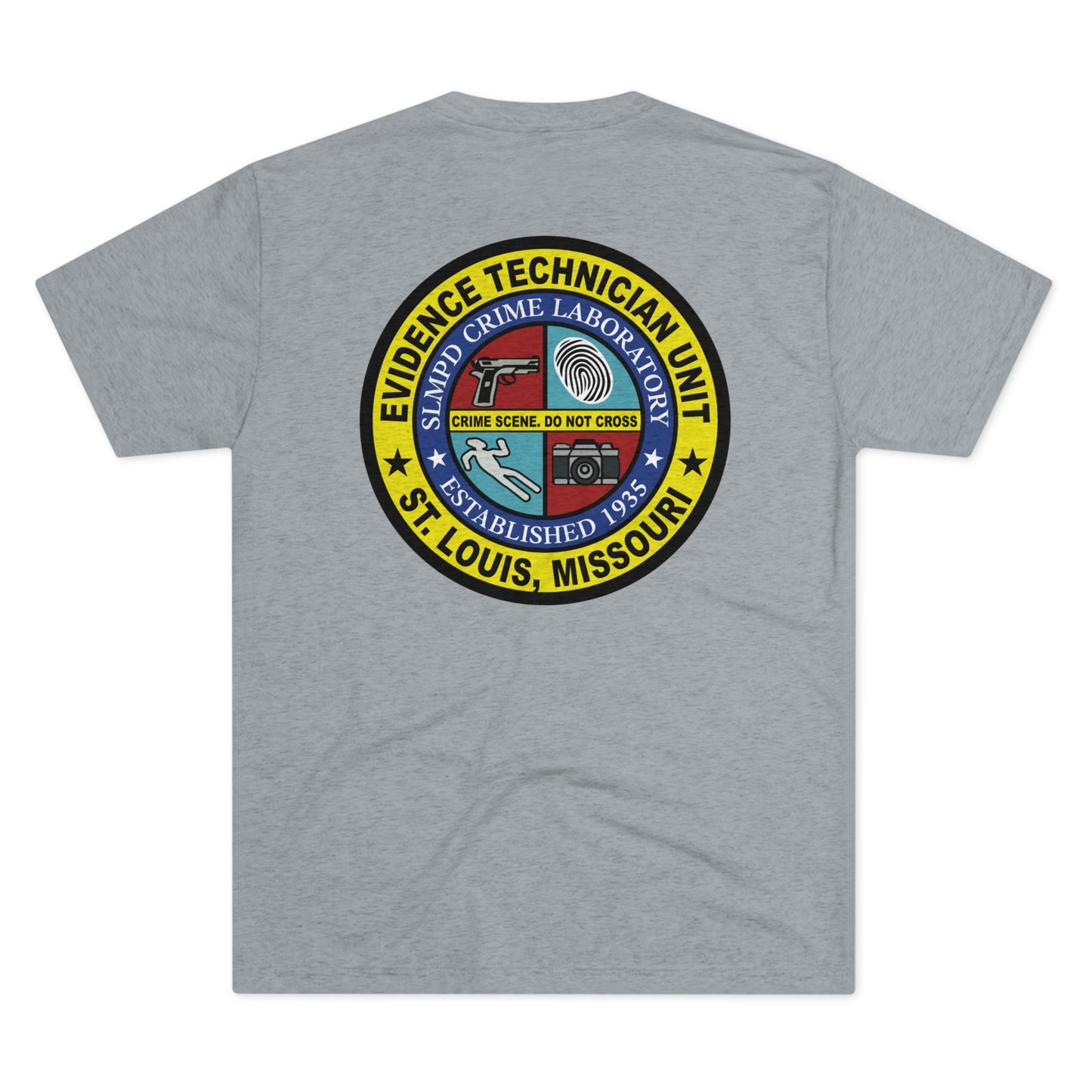 SLMPD ETU Back Patch Tri-Blend Crew Tee