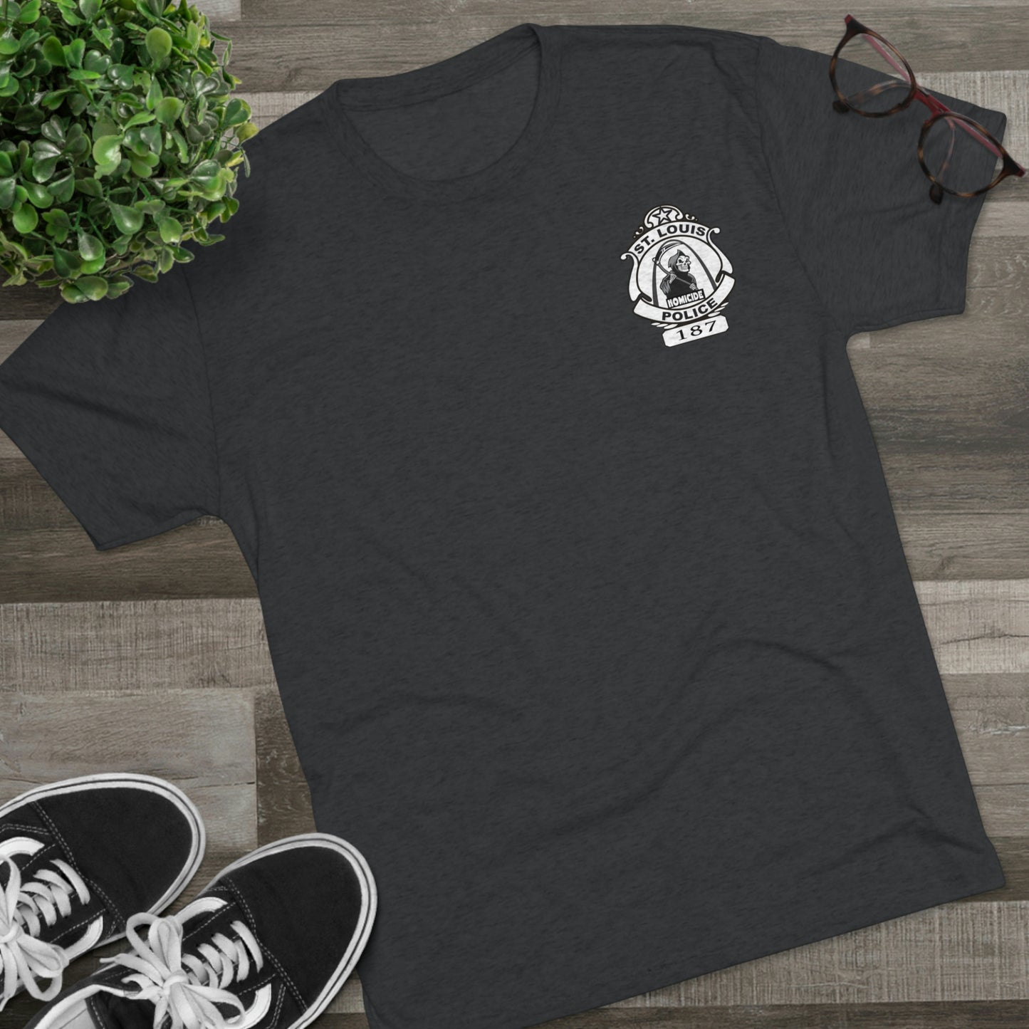 SLMPD Homicide Last Responder Tri-Blend Crew Tee