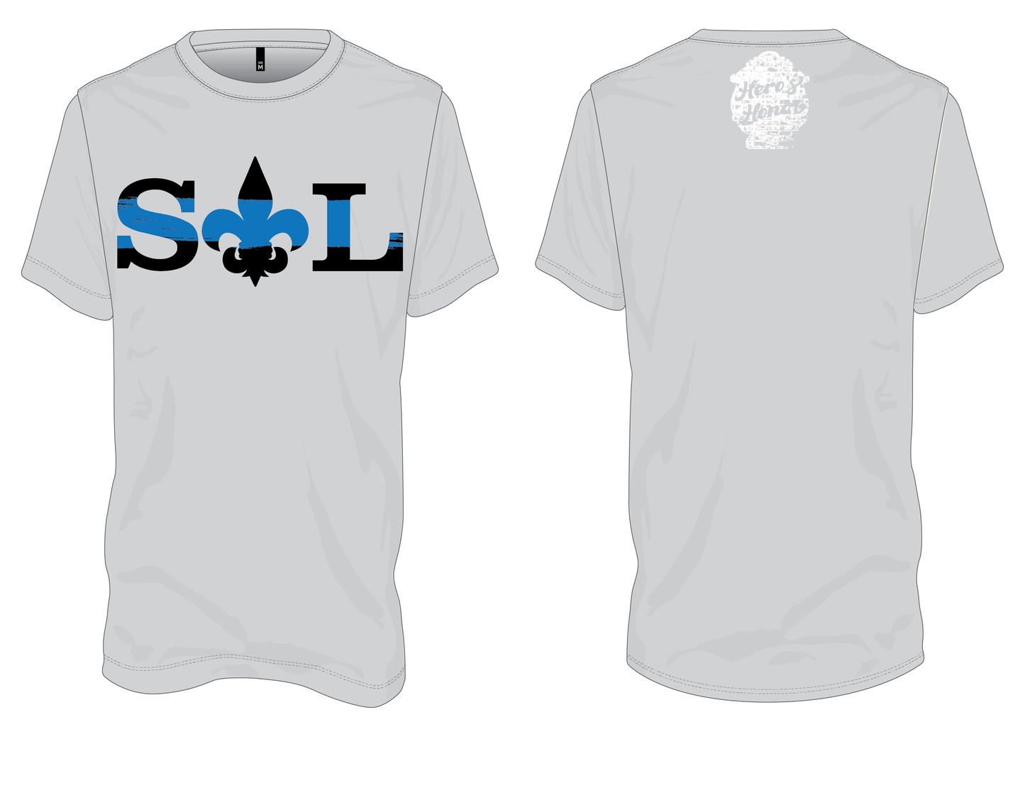 StL Fleur De Blue Line T-Shirt